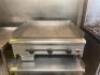 WELLS 36" 3-BURNER NATURAL GAS HEAVY DUTY COUNTERTOP GRIDDLE - 2
