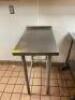 18" X 30" STAINLESS PREP TABLE - 4
