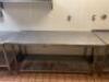 72" X 30" STAINLESS PREP TABLE - 4