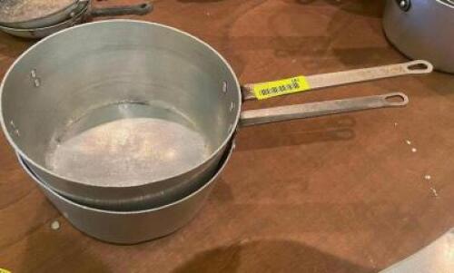 (2) PIECE ALUMINUM SAUCE POT SET