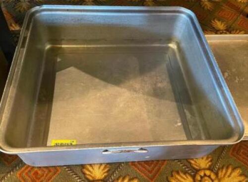 FULL SIZE ALUMINUM ROASTING PAN - SQUARE SHAPED