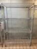 4-TIER WIRE SHELVING UNIT