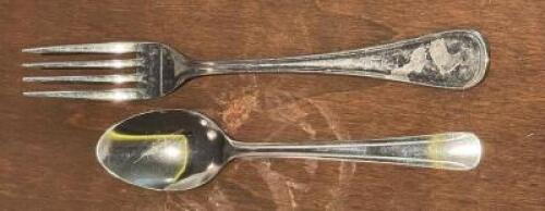 (100) SETS OF FORK AND SPOONS
