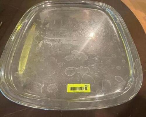 LARGE STAINLESS SERVING TRAY