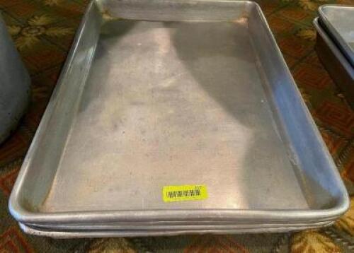 (2) HEAVY DUTY FULL SIZE ROASTING PANS