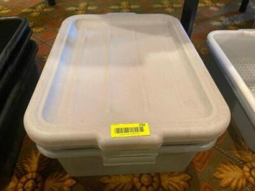 (3) ASSORTED PLASTIC BUS TUBS