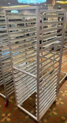 TWENTY PAN FRONT LOAD TRAY RACK
