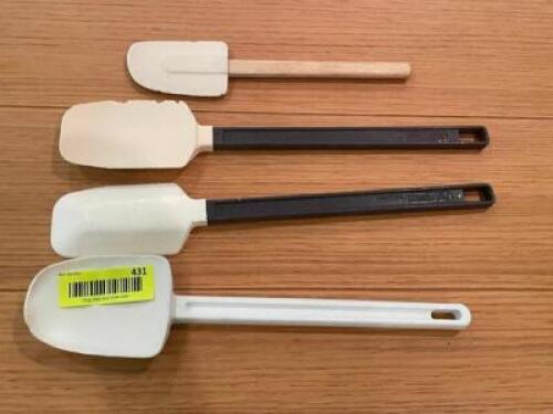 (4) ASSORTED SPATULAS
