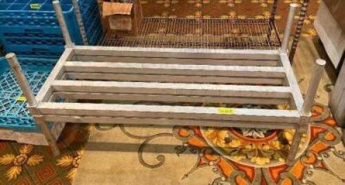 (2) 48" X 20" ALUMINUM DUNNAGE RACKS