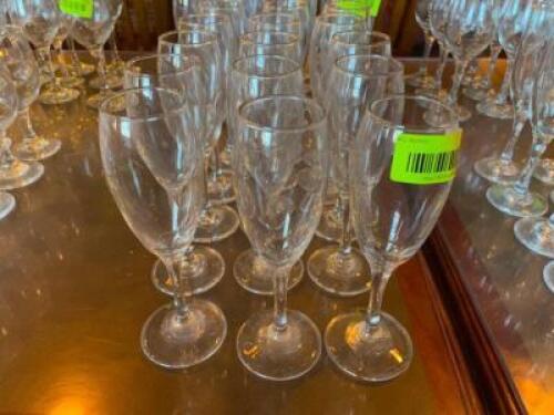 (12) CHAMPAGNE FLUTES