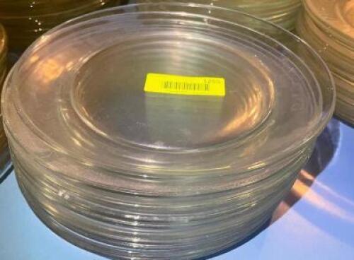 (12) 10.5" GLASS PLATES
