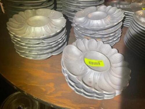 (15) PEWTER OSTER PLATES