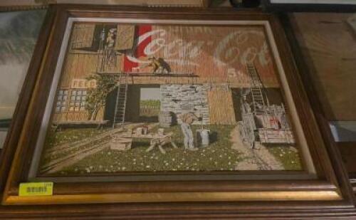 "COKE" FRAMED PRINT