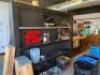 17' X 30" PINE WOOD SALES COUNTER W/ LEFT SIDE 10' X 12" HIGH RISE DISPLAY SHELF. - 3