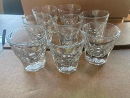 (36) SMALL ROCK GLASSES