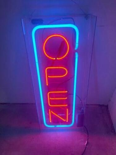 NEON OPEN SIGN - IN WORKING ORDER