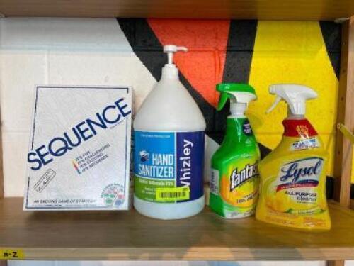 SANITATION AND BOARD GAME SET