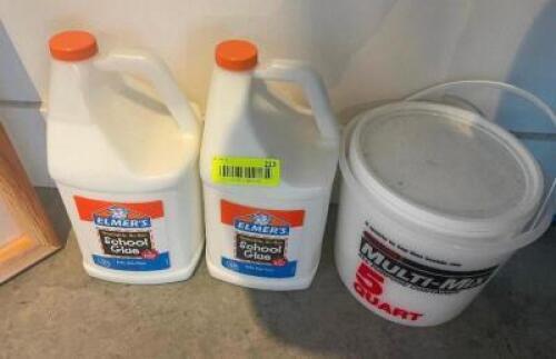 (3) ASSORTED NEW CONTAINERS OF GLUE