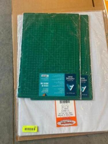 ASSORTED ART SUPPLIES - AS SHOWN