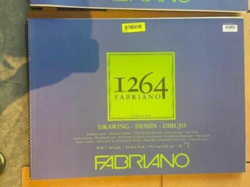 (2) FABRIANO 18" X 24" DRAWING BOOKS