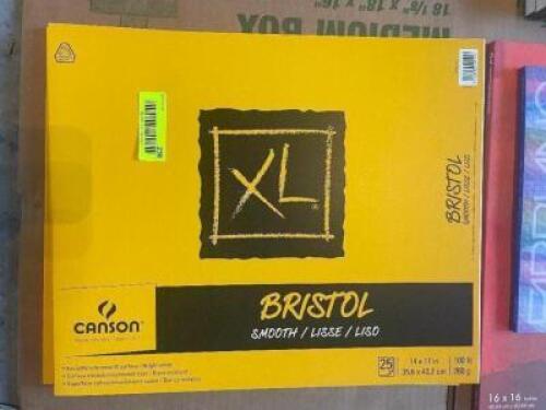 (3) BRISTOL XL 11" X 17" DRAWING PADS