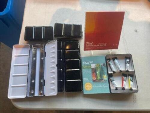 (1) LOT OF ASSORTED ART SUPPLIES
