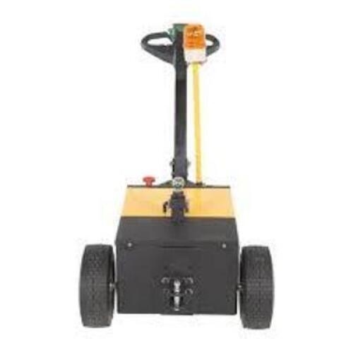 DESCRIPTION: (1) ELECTRIC POWERED TUGGERBRAND/MODEL: VESTIL #E-TUG-30INFORMATION: YELLOW, SLIGHT DAMAGE TO HANDLE, SEE INSPECTIONRETAIL$: $3757.97 EAQTY: 1