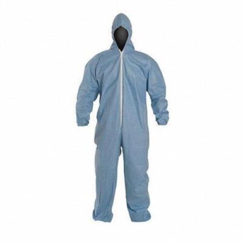 DESCRIPTION: (1) PACK OF (25) SECONDARY COVERALLS BRAND/MODEL: DUPONT #30F406 INFORMATION: BLUE, LIGHT DUTY RETAIL$: $387.99 TOTAL SIZE: 4XL QTY: 1