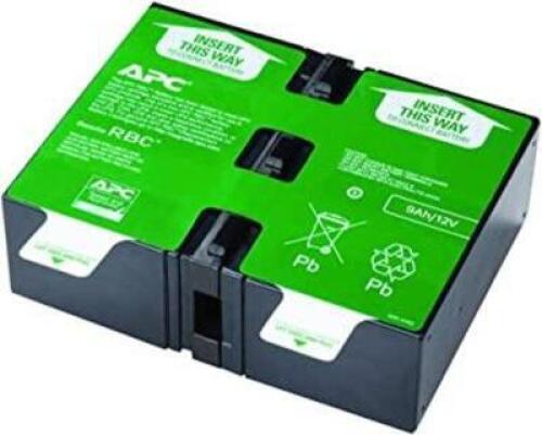 DESCRIPTION: (1) APC REPLACEMENT BATTERY CARTRIDGE BRAND/MODEL: APC #APCRBC124 INFORMATION: GREEN RETAIL$: $101.19 EA QTY: 1