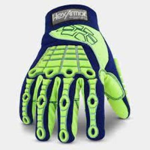 DESCRIPTION: (5) PAIRS OF ARMOR GLOVES BRAND/MODEL: HEXARMOR #4027 INFORMATION: GREEN RETAIL$: $60.00 EA SIZE: 12 / XXXL QTY: 5