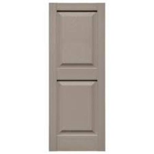 DESCRIPTION: (2) RAISED SHUTTER PANNEL BRAND/MODEL: MID AMERICA INFORMATION: CLAY #008 RETAIL$: $62.31 TOTAL SIZE: 14-3/4" X 39" QTY: 2