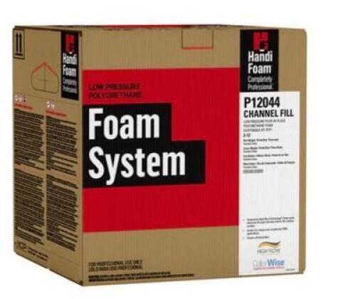 DESCRIPTION: (1) SPRAY FOAM KIT, CHANNEL FILL BRAND/MODEL: HANDIFOAM #P12044 INFORMATION: 44604 RETAIL$: $560.24 EA QTY: 1