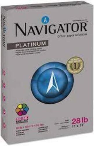 DESCRIPTION: (1) BOX OF (5) REAMS&nbsp;MULTIPURPOSE PAPERBRAND/MODEL: NAVIGATOR PLATINUMRETAIL$: $153.73 EAQTY: 1