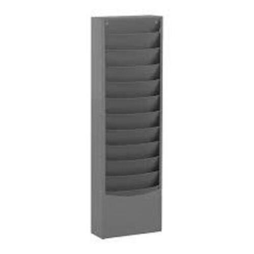 DESCRIPTION: (2) VERTICAL CON-TUR LITERATURE RACK BRAND/MODEL: DURHAM MFG #656N44 RETAIL$: $100.00 EA QTY: 2