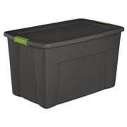 DESCRIPTION: (4) LATCH TOTE BRAND/MODEL: STERILITE #1945 RETAIL$: $20.00 TOTAL SIZE: 35 GALL QTY: 4
