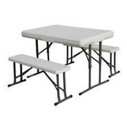 DESCRIPTION: (1) PORTABLE PICINIC TABLE BRAND/MODEL: STANSPORT INFORMATION: WHITE RETAIL$: $170.00 EA QTY: 1