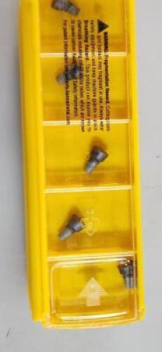 DESCRIPTION: (20) "K-LOCK" CARBIDE PROFILING INSERTSBRAND/MODEL: KENNAMETAL RCMK23 KC5010RETAIL$: 19.63 PER INSERTQTY: 20