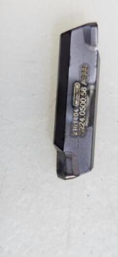 DESCRIPTION: (10) SOLID CARBIDE GROOVING/PARTING INSERTS BRAND/MODEL: HORN S224.0500.58 AS66 RETAIL$: $ 21.75 PER INSERT QTY: 10