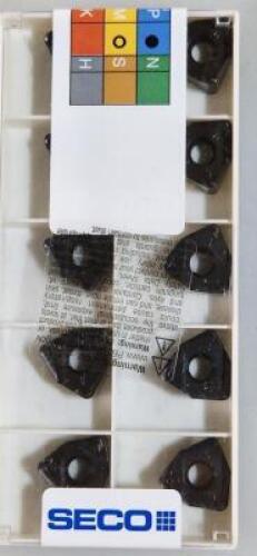 DESCRIPTION: (30) XNEX CARBIDE MILLING INSERT BRAND/MODEL: SECO XNEX080616TRM13 MP2500 RETAIL$: $31.90 PER INSERT QTY: 30