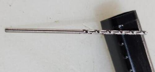 DESCRIPTION: (4) SOLID CARBIDE JOBBER DRILL BRAND/MODEL: HERTEL 7981776 RETAIL$: 15 SIZE: 3/64" QTY: 4