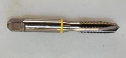 DESCRIPTION: (3) VANADIUM HSS SPIRAL POINT TAP BRAND/MODEL: ACCUPRO 62662143 RETAIL$: 20.39 SIZE: 3/8-24 QTY: 3