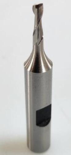 DESCRIPTION: (2) HSS SQ END MILL BRAND/MODEL: HERTEL 41116708 RETAIL$: $34.49 EA SIZE: 1/8" 3.8" LOC QTY: 2