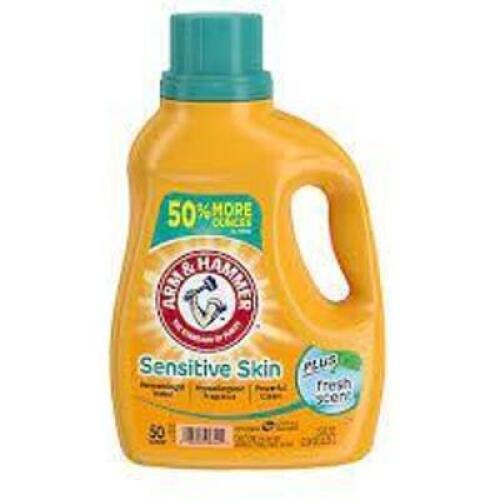 DESCRIPTION: (2) LIQUID LAUNDRY DETERGENT BRAND/MODEL: ARM AND HAMMER INFORMATION: CLEAN BURST RETAIL$: $8.99 EA SIZE: 50 FL OZ QTY: 2