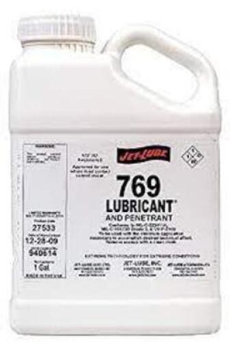 DESCRIPTION: (2) LUBRICAN'T AN DPENETRANT BRAND/MODEL: JET LUBE 769 RETAIL$: $70.80 EA SIZE: 1 GALLON QTY: 2
