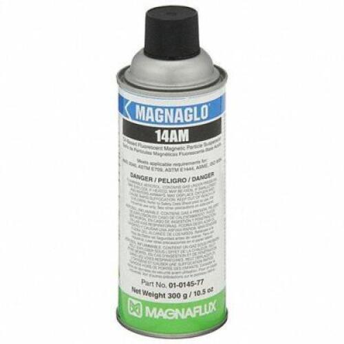 DESCRIPTION: (6) FLOURESCENT MAGNETIC PARTICLES BRAND/MODEL: MAGAFLUX #40JW42 RETAIL$: $36.67 EA SIZE: 16 OZ QTY: 6