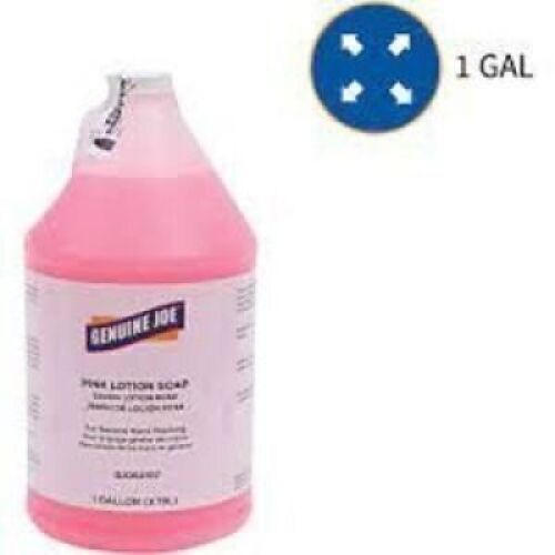DESCRIPTION: (1) PINK LOTION SOAP BRAND/MODEL: GENUINE JOE #GJO02107 RETAIL$: $10.00 EA SIZE: 1 GALLON QTY: 1