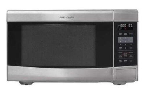 DESCRIPTION (1) FRIGIDAIRE CONSUMER MICROWAVE BRAND/MODEL FFM01611LS ADDITIONAL INFORMATION STAINLESS STEEL/CAPACITY: 1.6 CU-FT/RETAILS AT $220.00 SIZ