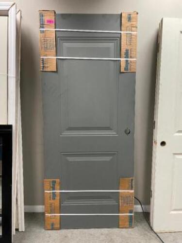 83" 2-PANEL METAL DOOR SLAB