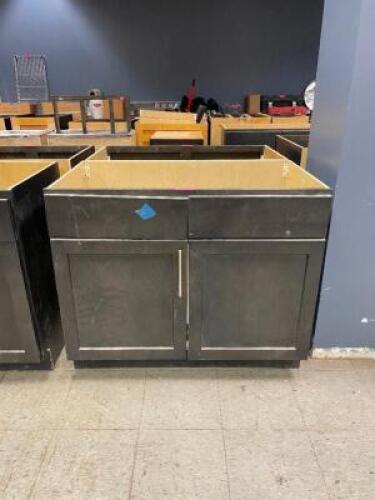 DARK GREY / CHARCOAL VANITY BASE