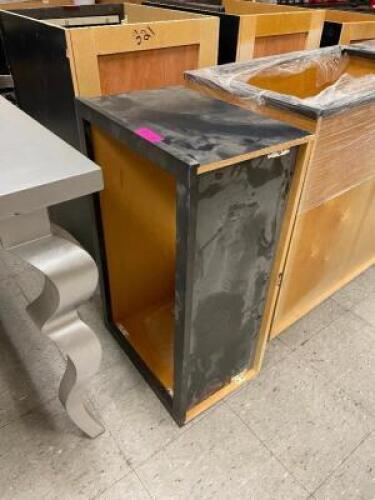 DARK GREY / CHARCOAL WALL MOUNTED CABINET
